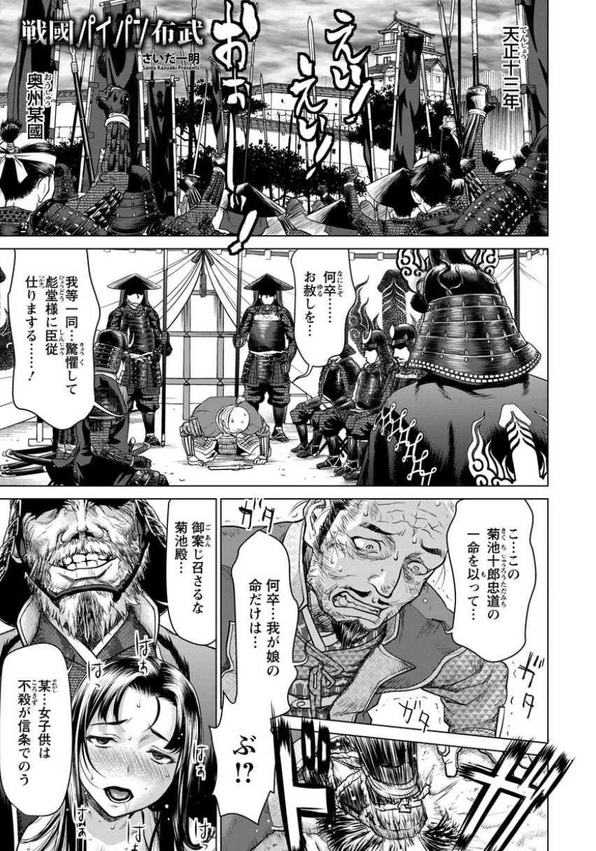 戦國パイパン布武 戦国の裏で咲き乱れる、くノ一・姫・尼たちの妖艶な物語。